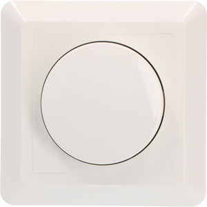 LED dimmerknop compleet met frame wit - universeel - GIRA JUNG Busch-Jaeger