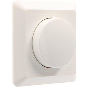 LED dimmerknop compleet met frame wit - universeel - GIRA JUNG Busch-Jaeger