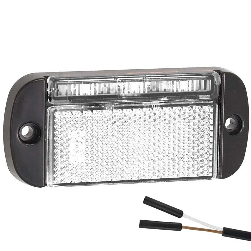 Feu de position LED blanc | 12-24v | connecteur 2-PIN | 44WME2P