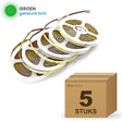 Doos met 5 rollen COB LED strip 24V groen