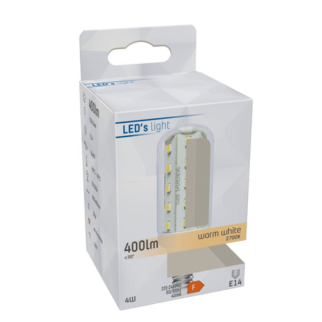 Ampoule LED ColorPro E14 - Tube T30 - Indice de rendu des couleurs 97 - Blanc chaud - 4W (35W)