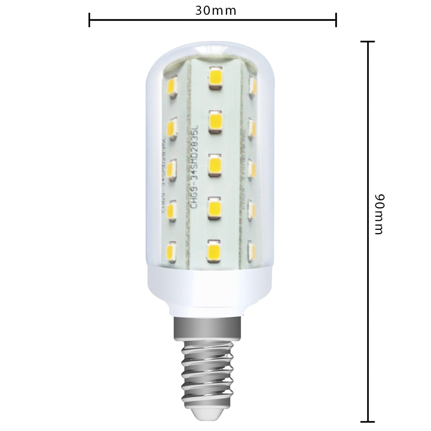 ColorPro LED Lamp E14 - T30 Buis - Kleurweergave index 97 - Warm wit - 4W (35W)