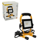LED Werklamp 850 lumen - 10W - Koelwit 4000K - IP54 Spatwaterdicht - Inklapbaar - 1,5m Kabel