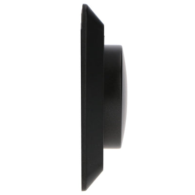 Bouton variateur complet LED's Light avec cadre - Noir - Compatible avec les cadres GIRA, JUNG et Busch-Jaeger