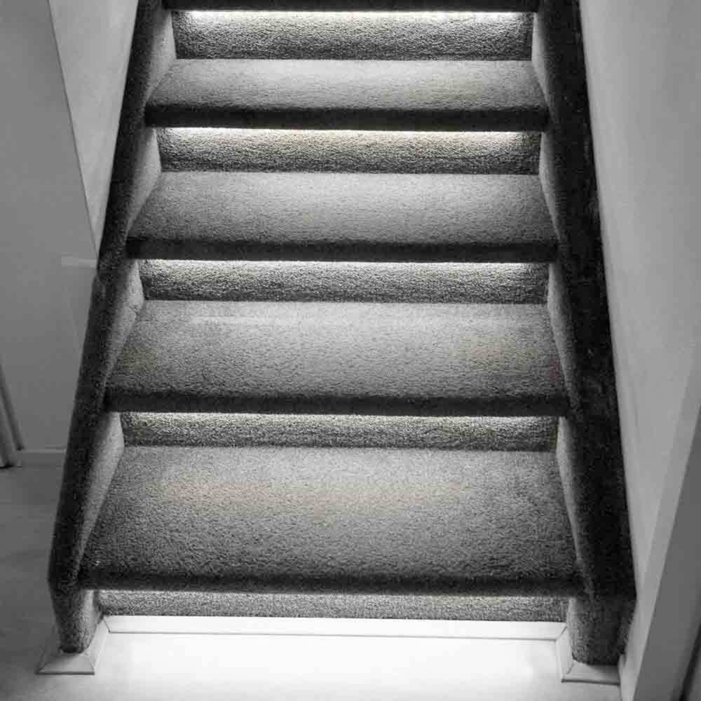 LED Trapverlichting set - 2100 lumen - 2.5W - Koelwit 4000K - 15 treden x 80cm - Dimbaar - IP20 - 15 stuks