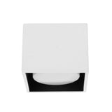 LED's Light Cube LED Plafondlamp - 1 lichtpunt - Draaibaar licht - Staal - 10 x 8 cm - Wit