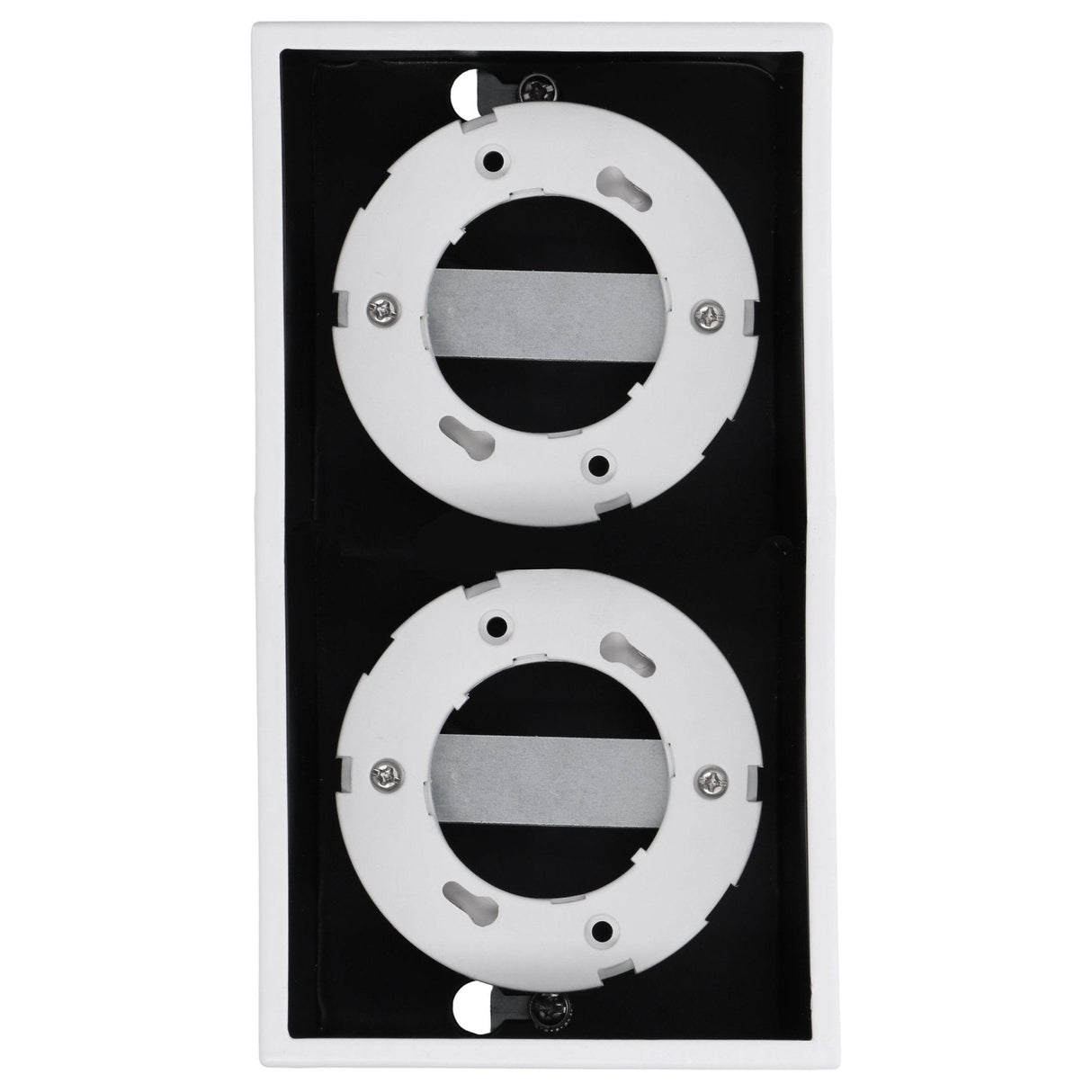 LED's Light Cube LED Plafondlamp - 2 lichtpunten - Draaibaar licht - Staal - 20 x 8 cm - Wit