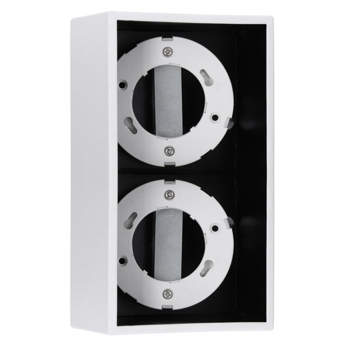 LED's Light Cube LED Plafondlamp - 2 lichtpunten - Draaibaar licht - Staal - 20 x 8 cm - Wit
