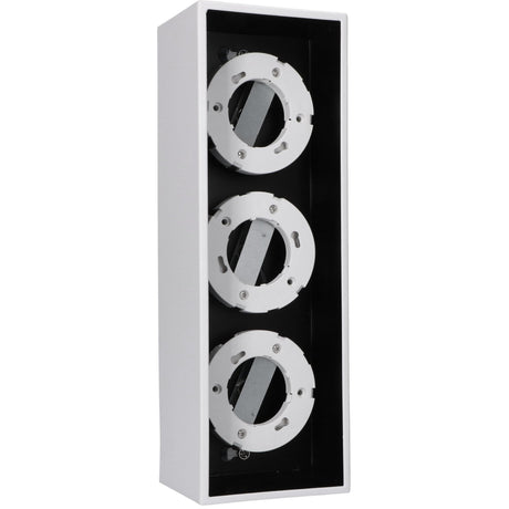 Plafonnier LED Cube LED’s Light – 3 points lumineux – Lumière orientable – Acier – 30 x 8 cm – Blanc