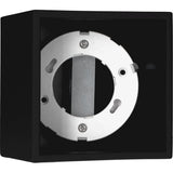 Cube Plafonniere met 1 lichtpunt - Draaibaar licht -  Staal - 10 x 8 cm - Zwart