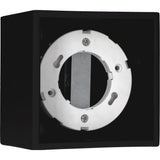 Cube Plafonniere met 1 lichtpunt - Draaibaar licht -  Staal - 10 x 8 cm - Zwart