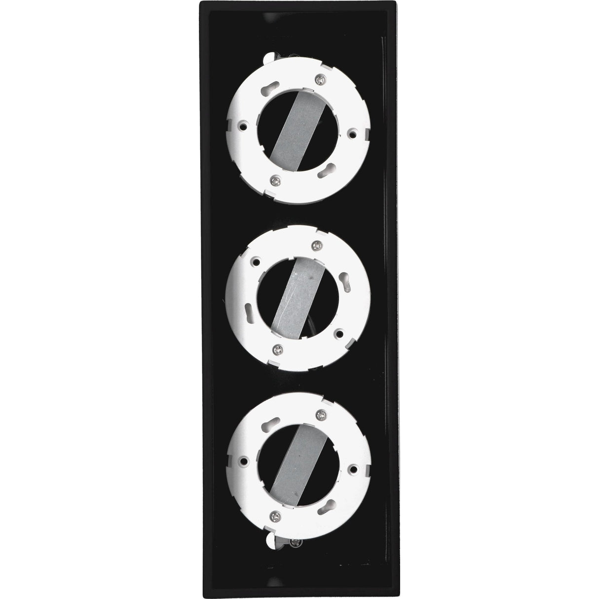 LED's Light Cube LED Plafondlamp - 3 lichtpunten - Draaibaar licht - Staal - 30 x 8 cm - Zwart