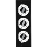 LED's Light Cube LED Plafondlamp - 3 lichtpunten - Draaibaar licht - Staal - 30 x 8 cm - Zwart