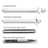 LED armatuur TL 120cm 4000lm 4000K IP20 incl. draad en starter