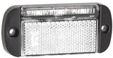 LED markeringslicht wit | 12-24v | 40cm. kabel | 44WME