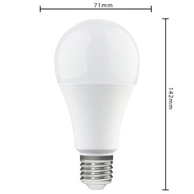 Ampoule LED 1900 lumens - 16W - Blanc chaud 2700K - E27 - remplace une ampoule à incandescence de 120W - A70
