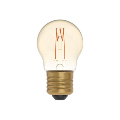LED Filament Lamp Goud 136 Lumen - 2.5W - 1800K Extra Warmwit - Dimbaar - E27 - G45