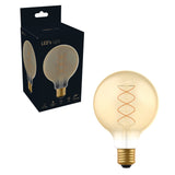 LED Filament Lamp E27 Dimbaar 250 lumen - 4W - Extra Warmwit 1800K - G95 Globe - Goud