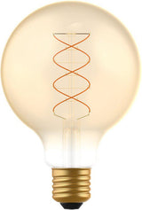 LED Filament Lamp E27 Dimbaar 250 lumen - 4W - Extra Warmwit 1800K - G95 Globe - Goud