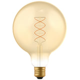 Ampoule à filament LED dorée E27 XXL - 250 lumens - 4W - Blanc extra chaud 1800K - Variable - G125 Ø 12.5cm