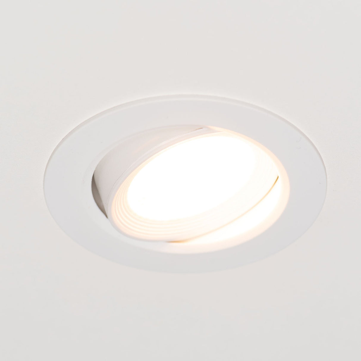 LED Inbouwspot 360 Lumen - 5W - Warmwit - Dimbaar - Kantelbaar - Wit - 3 stuks