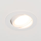LED Inbouwspot 360 Lumen - 5W - Warmwit - Dimbaar - Kantelbaar - Wit - 3 stuks