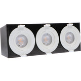 LED Inbouwspot 360 Lumen - 5W - Warmwit - Dimbaar - Kantelbaar - Wit - 3 stuks
