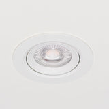 LED Inbouwspot 360 Lumen - 5W - Warmwit - Dimbaar - Kantelbaar - Wit - 3 stuks