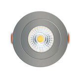 Spot LED encastrable LED’s Light Pro nickel - DimToWarm - Ø 68mm - Inclinable - Lumière blanc chaud - CRI95