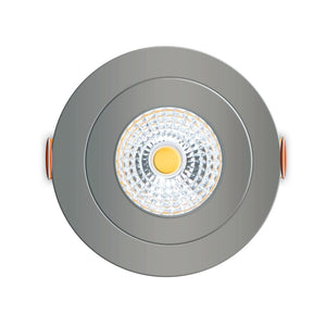 Spot LED encastrable LED’s Light Pro nickel - DimToWarm - Ø 68mm - Inclinable - Lumière blanc chaud - CRI95