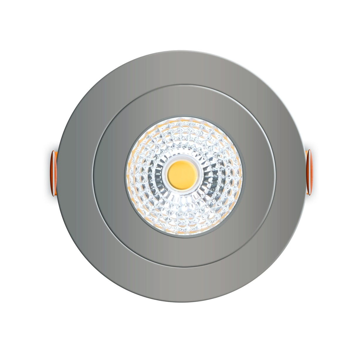 3 PACK - LED's Light Pro LED Inbouwspot Nikkel - DimToWarm - Ø 68mm - Kantelbaar - Warm wit licht - CRI95