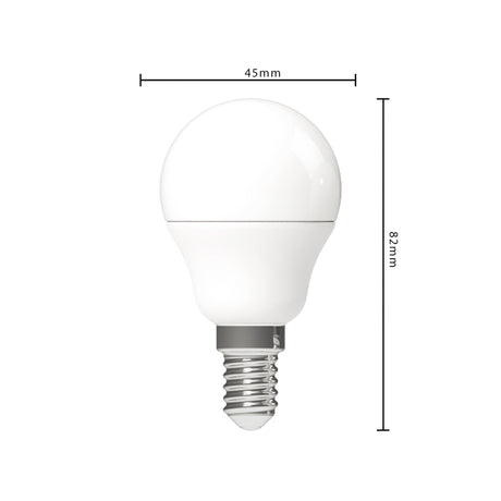 Ampoule LED E14 à intensité variable - réglable vers un blanc extra chaud - 1 ampoule
