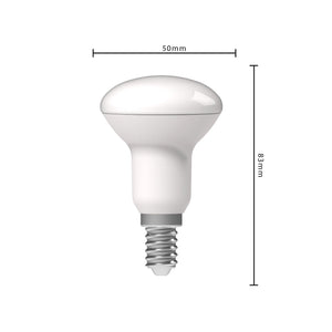 LED Reflectorlamp 470 lumen - 4,9W - Dim-to-Warm 2700K-1800K - E14 R50