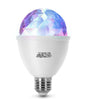 Discolamp met E27 fitting | LED 3W | RGB meerkleurig | draaiend - LEDPLANET.NL