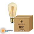 Edisonlamp E27 ST64 filament, 100 stuks, 2200K, doos