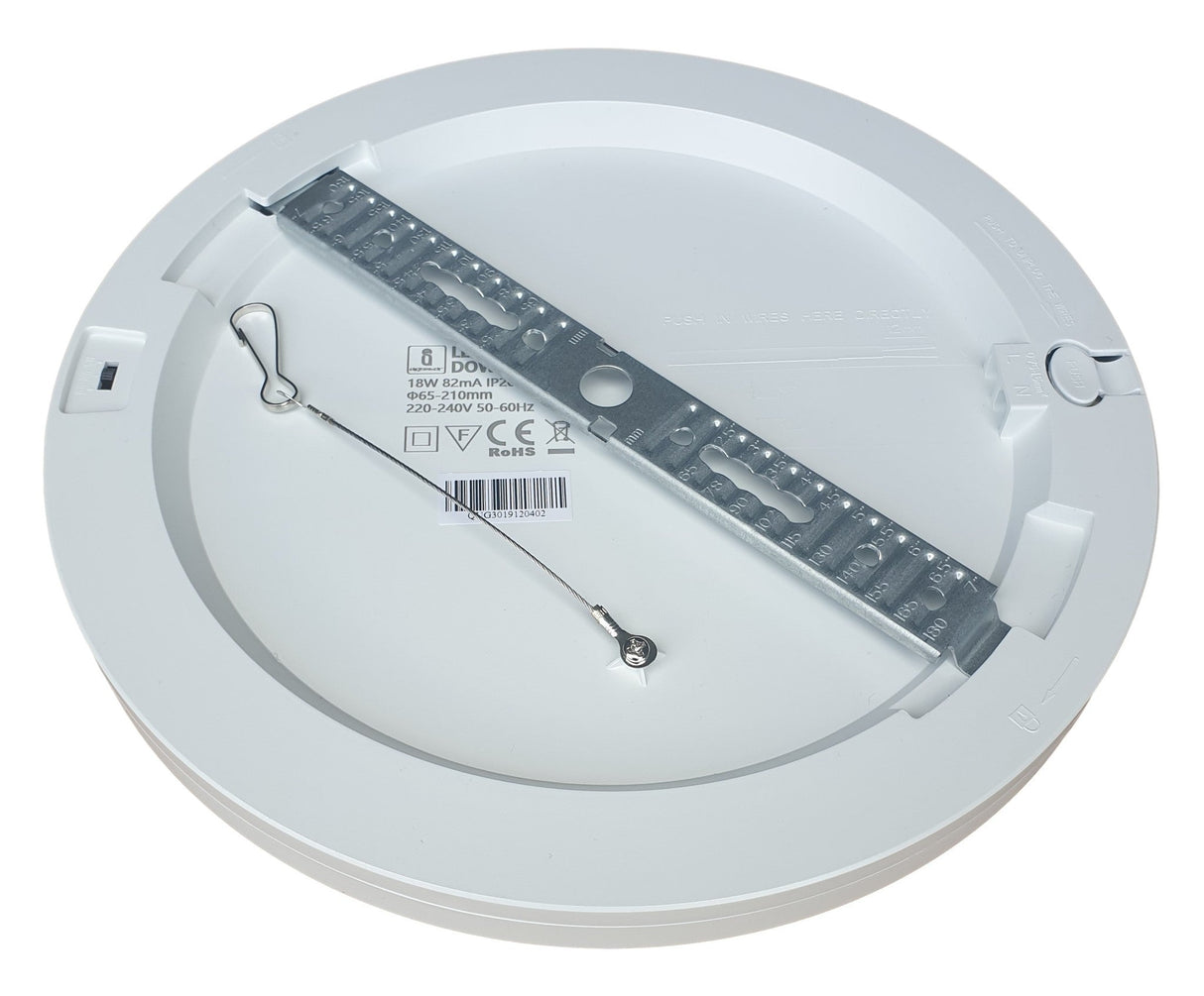 Downlight Ø 330mm | 24W CCT 3000/4000/6000K = 200W | inbouw Ø 65 - 310mm | 230V - LEDPLANET.NL