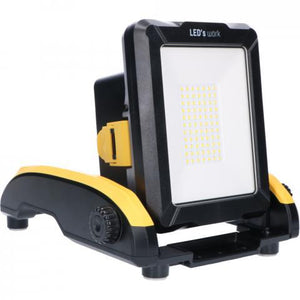 Projecteur de travail LED sur batterie 2900 lumens - 18V - Blanc froid - Variable - IP54 - Bosch Dewalt Makita Milwaukee Metabo