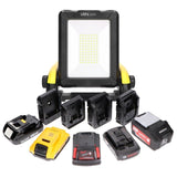 Accu LED Werklamp 2900 Lumen - 18V - Koelwit - Dimbaar - IP54 - Bosch Dewalt Makita Milwaukee Metabo