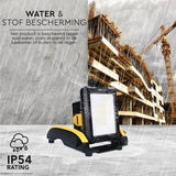 Accu LED Werklamp 2900 Lumen - 18V - Koelwit - Dimbaar - IP54 - Bosch Dewalt Makita Milwaukee Metabo