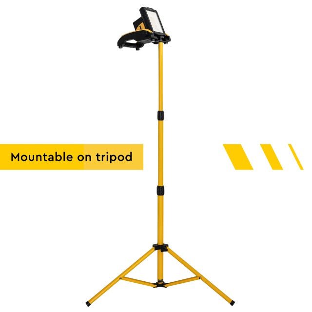 Accu LED Werklamp 2900 Lumen - 18V - Koelwit - Dimbaar - IP54 - Bosch Dewalt Makita Milwaukee Metabo