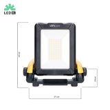 Accu LED Werklamp 2900 Lumen - 18V - Koelwit - Dimbaar - IP54 - Bosch Dewalt Makita Milwaukee Metabo