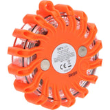 Feu clignotant LED sans fil à piles - 9 modes - Magnétique et étanche - Rouge