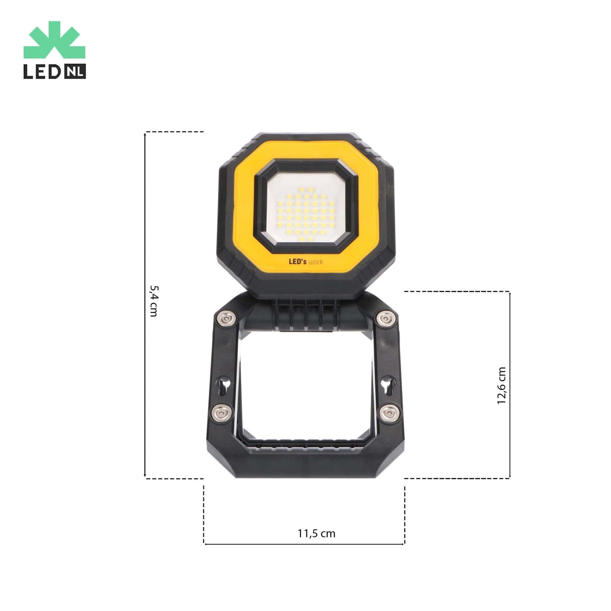 LED Accu Werklamp Oplaadbaar - 750 lumen - Daglichtwit 6500K - Dimbaar 3 Standen - IP54