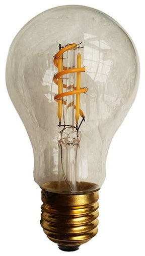 LED lamp E27 dimbaar helder glas, 4W vervangt 40W, flame 1800-2700K