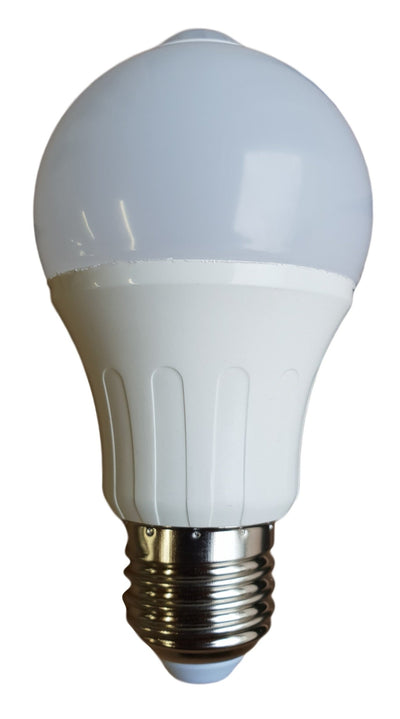 LED lamp E27 met bewegingssensor, 6W vervangt 50W, warmwit 3000K