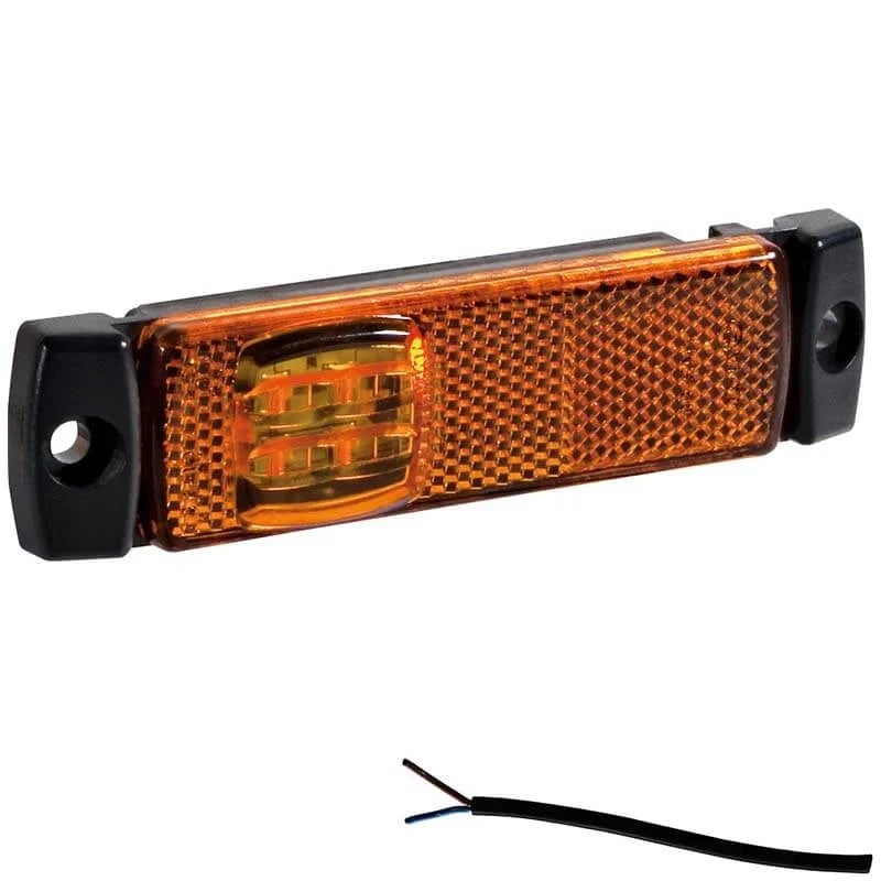 Feu de position à LED ambre | 12-24v | câble de 50cm. | M10MV-190A