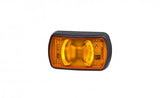 Feu de position LED néon ambre compact | 12-24v | câble de 50cm | MV-3390A