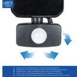 LED Schijnwerper 1400 lumen - 10W - Koelwit 4000K - Bewegingssensor - Daglichtsensor - IP65 Waterdicht