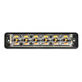 Feu clignotant à LED 6 LED | R65 | ultra plat slimline | ambre | 10-30v | S11F6002