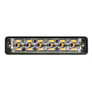 Feu clignotant à LED 6 LED | R65 | ultra plat slimline | ambre | 10-30v | S11F6002